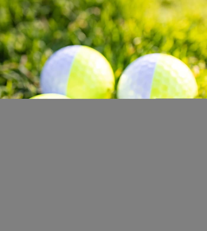 Srixon's Z-Star Divide is accentuated by it's yellow/white color scheme.